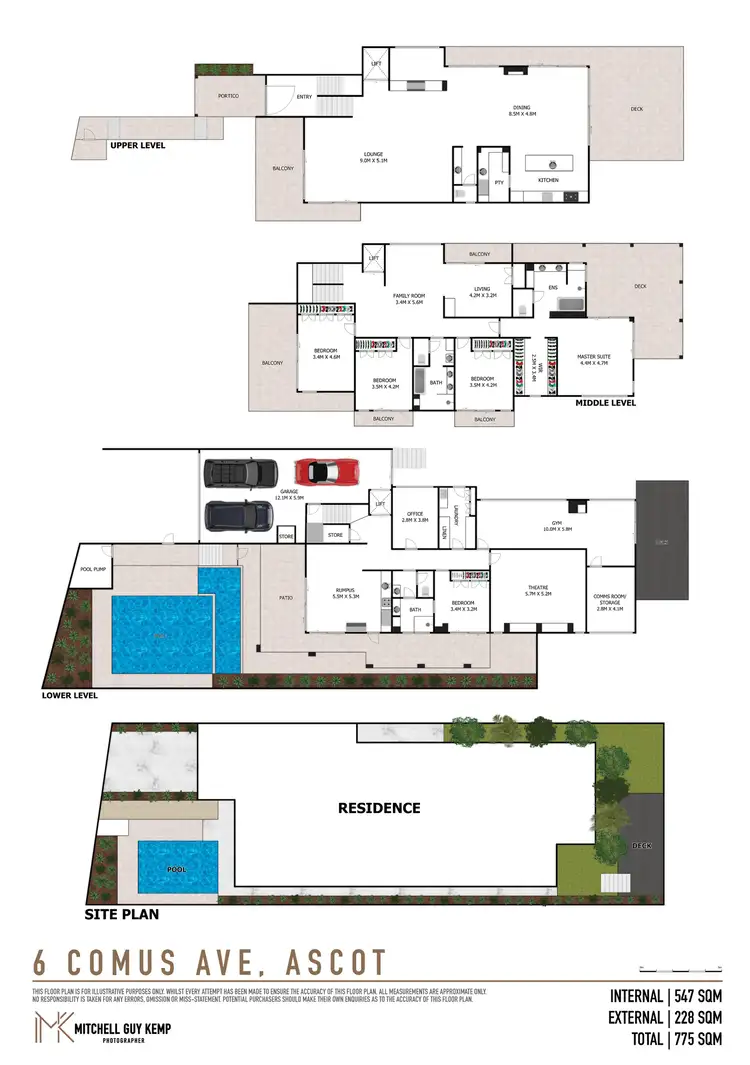 Floorplan of Homely house listing, 6 Comus Avenue, Ascot QLD 4007