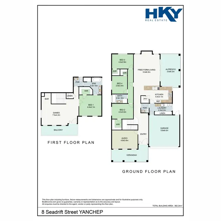 Floorplan of Homely house listing, 8 Seadrift Street, Yanchep WA 6035