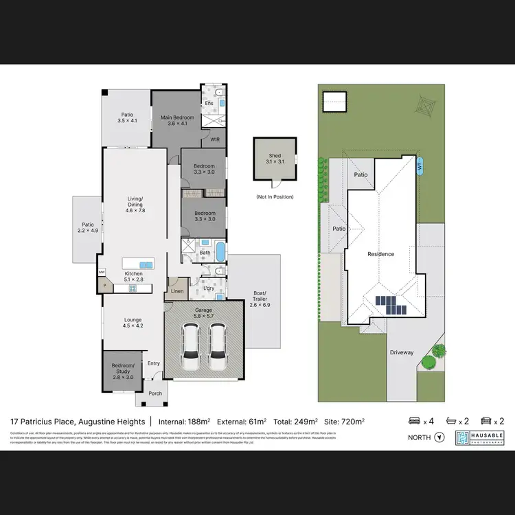 Floorplan of Homely house listing, 17 Patricius Place, Augustine Heights QLD 4300