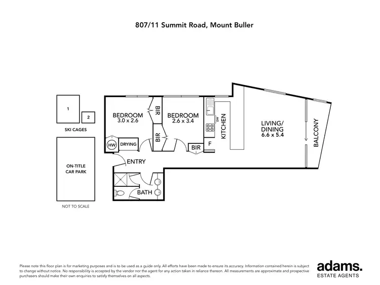 Floorplan of Homely apartment listing, 807/11 Summit Road, Mount Buller VIC 3723