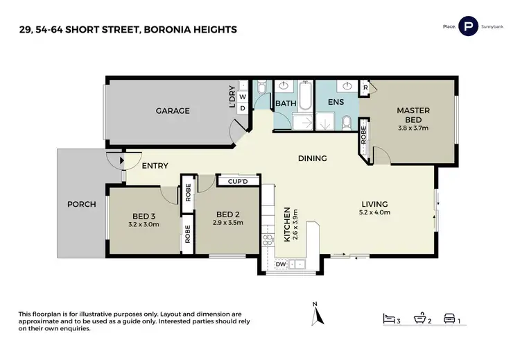 Floorplan of Homely townhouse listing, 29/54-64 Short Street, Boronia Heights QLD 4124