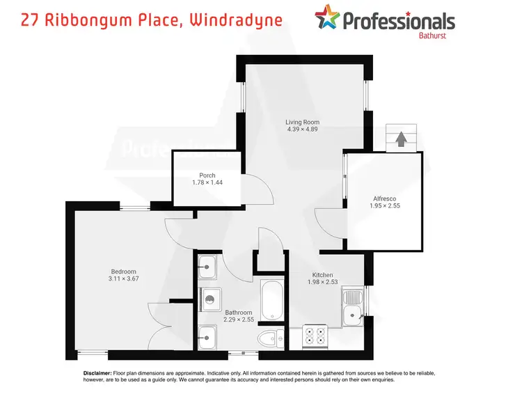 Floorplan of Homely unit listing, 27 Ribbon Gum Place, Windradyne NSW 2795