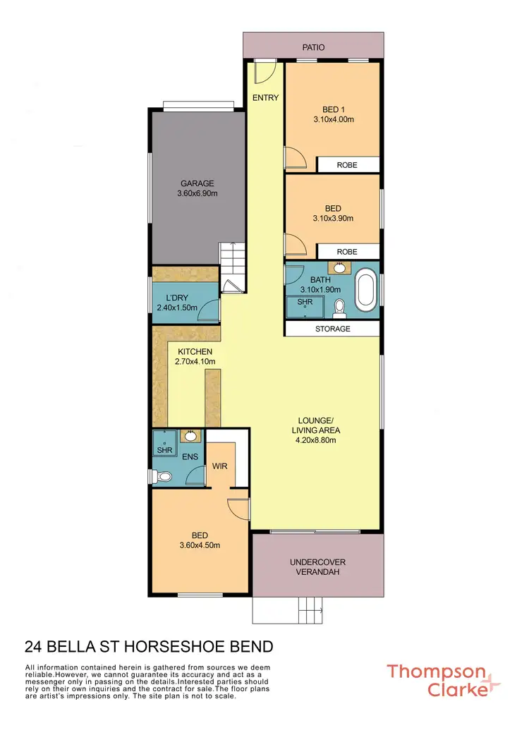 Floorplan of Homely house listing, 24 Bella Street, Horseshoe Bend NSW 2320