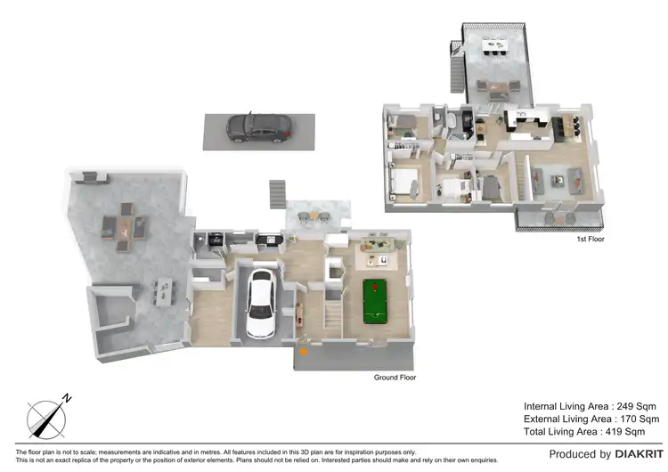 Floorplan of Homely house listing, 28 Olympus Court, Eatons Hill QLD 4037