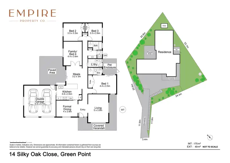 Floorplan of Homely house listing, 14 Silky Oak Close, Green Point NSW 2251