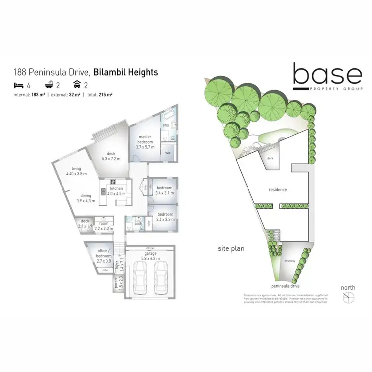 Floorplan of Homely house listing, 188 Peninsula Drive, Bilambil Heights NSW 2486