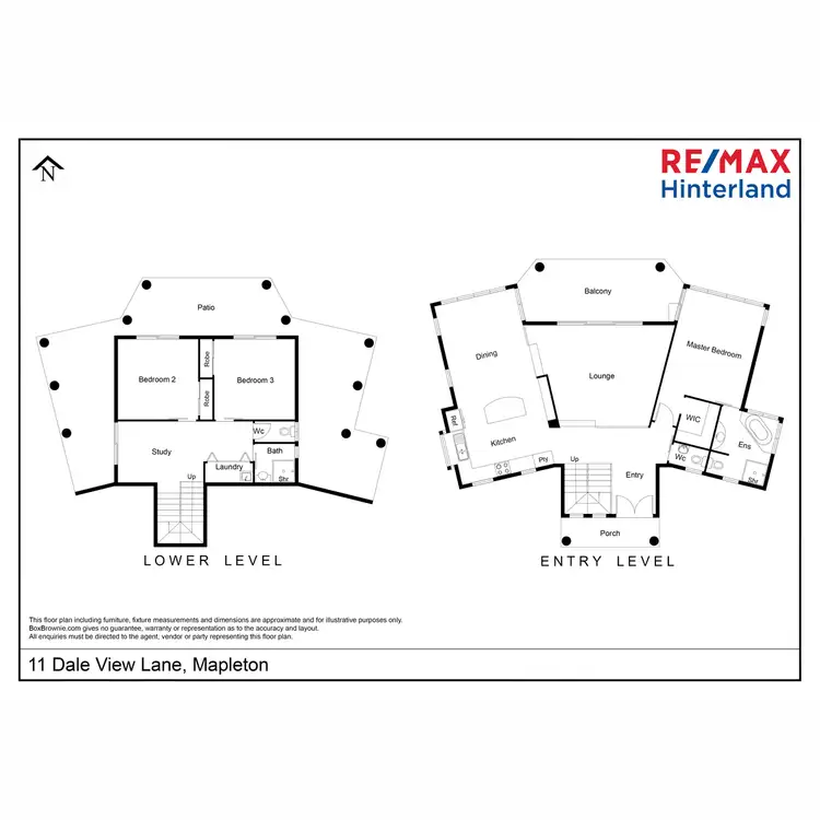 Floorplan of Homely house listing, 11 Dale View Lane, Mapleton QLD 4560