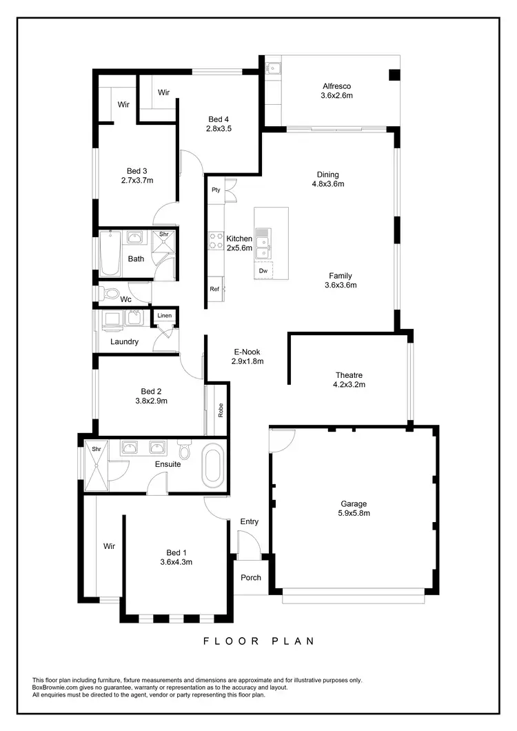 Floorplan of Homely house listing, 26 Lomandra Road, Helena Valley WA 6056