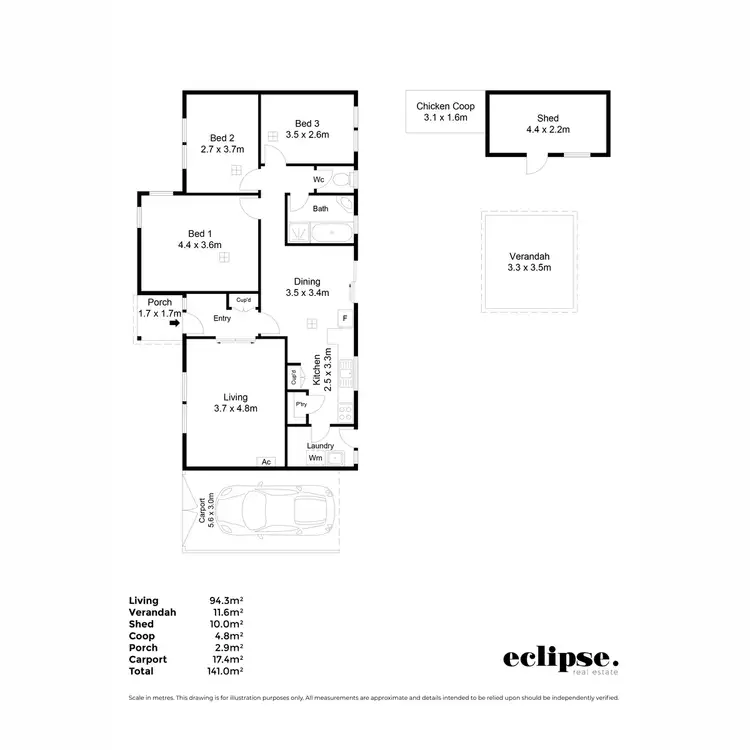 Floorplan of Homely house listing, 51 Yalumba Drive, Paralowie SA 5108