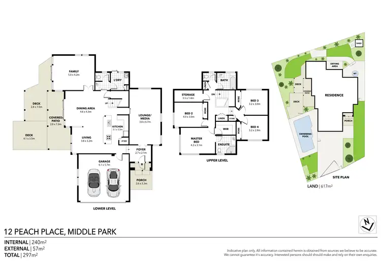 Floorplan of Homely house listing, 12 Peach Place, Middle Park QLD 4074
