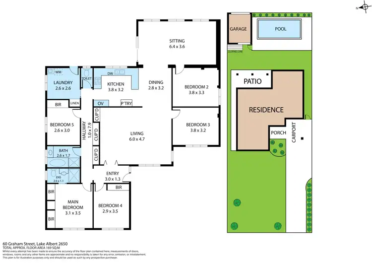Floorplan of Homely house listing, 60 Graham Street, Lake Albert NSW 2650