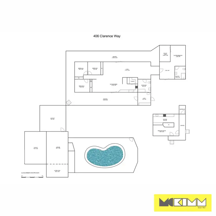 Floorplan of Homely rural property listing, 406 Clarence Way, Mountain View NSW 2460