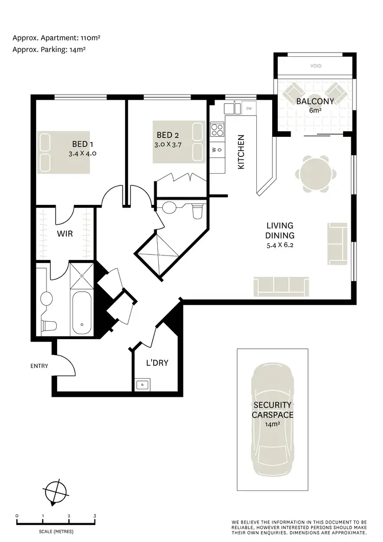 Floorplan of Homely apartment listing, 14/11-19 Newcastle Street, Rose Bay NSW 2029