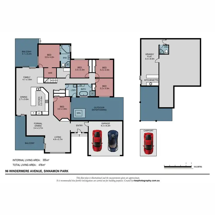 Floorplan of Homely house listing, 96 Windermere Avenue, Sinnamon Park QLD 4073