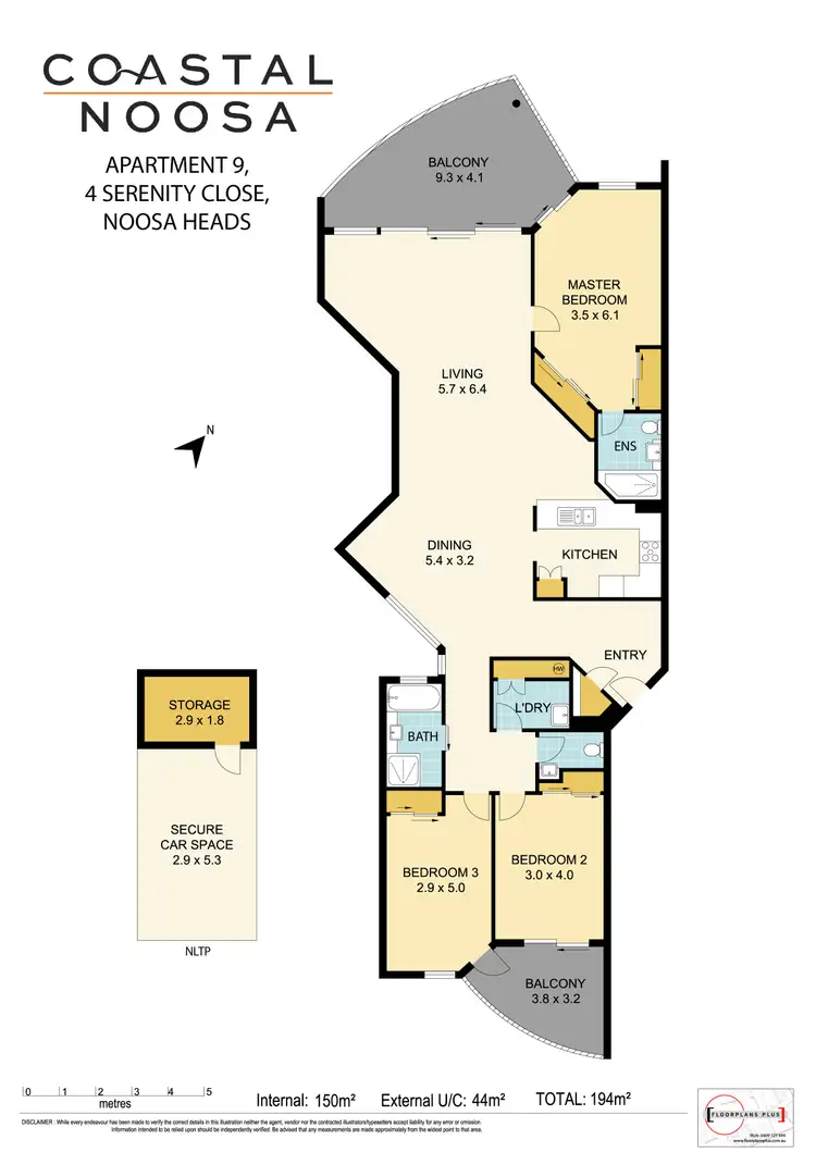 Floorplan of Homely apartment listing, 9/4 Serenity Close, Noosa Heads QLD 4567