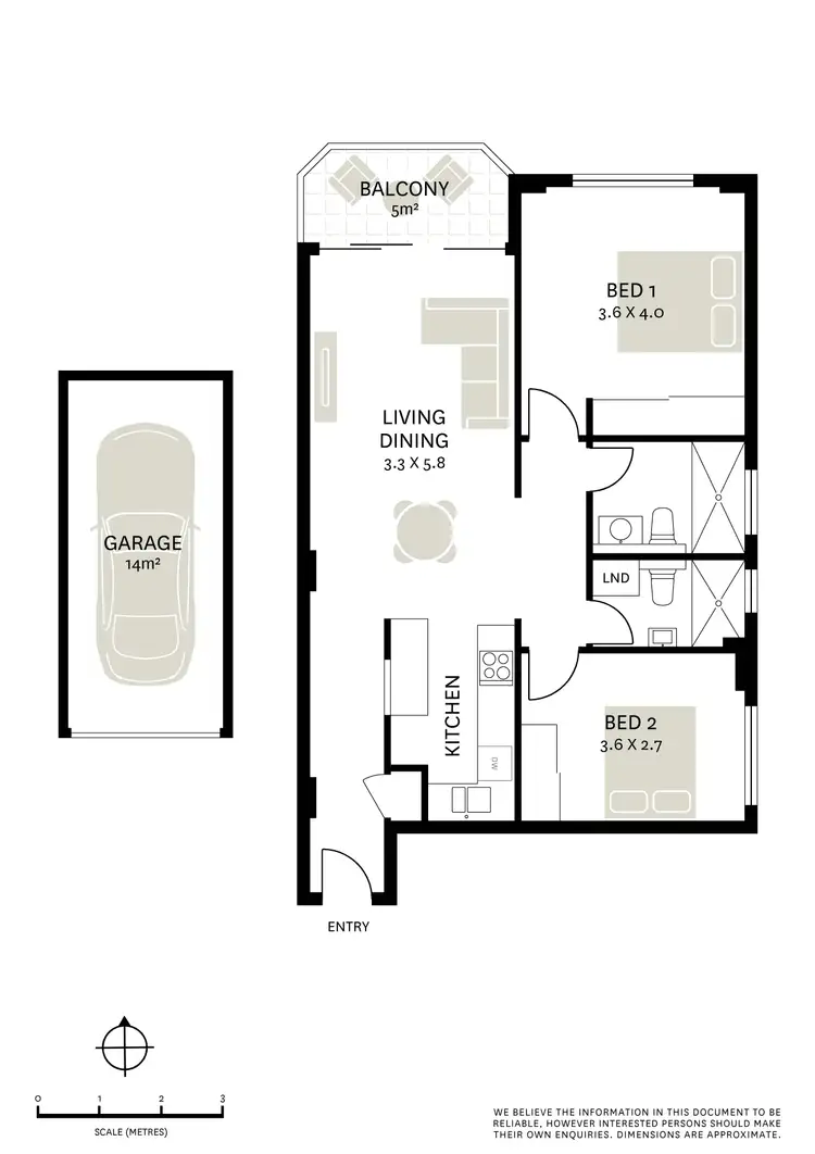 Floorplan of Homely apartment listing, 23/322 Bourke Street, Surry Hills NSW 2010