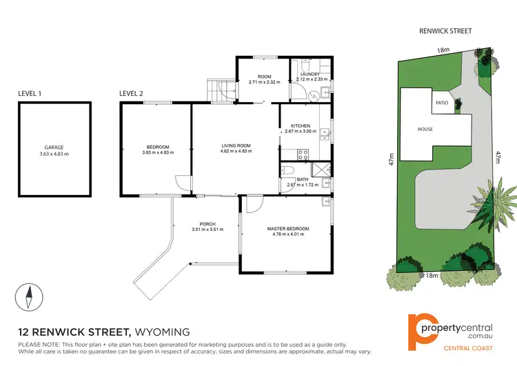 Floorplan of Homely house listing, 12 Renwick Street, Wyoming NSW 2250