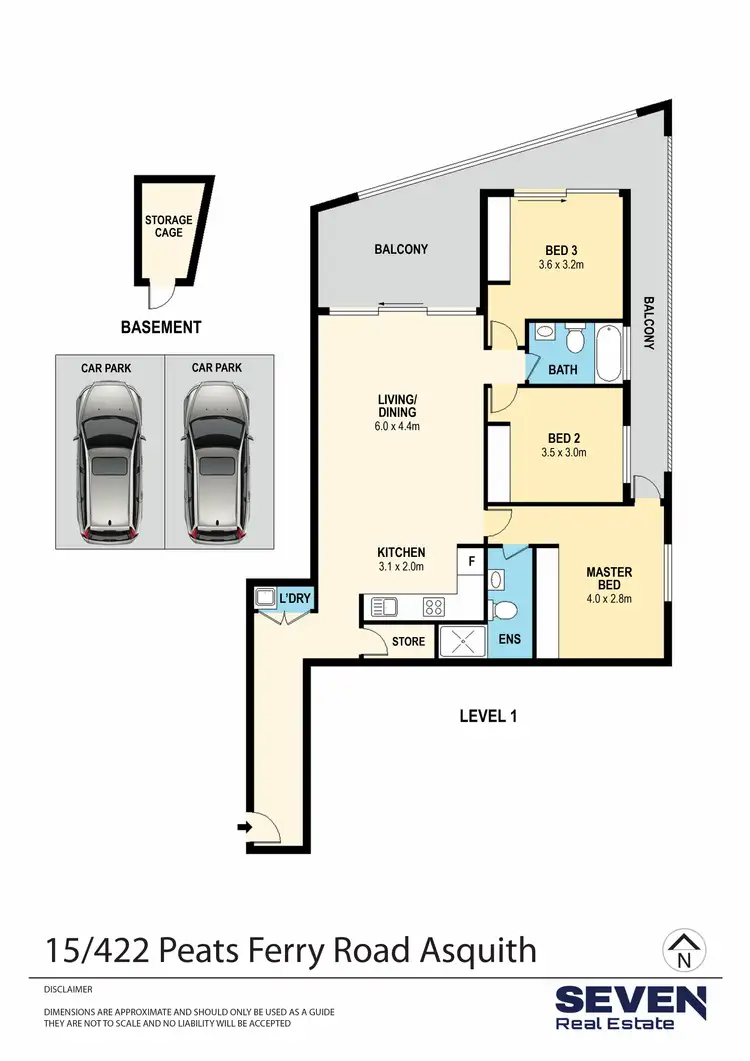Floorplan of Homely apartment listing, 15/422-426 Peats Ferry Road, Asquith NSW 2077