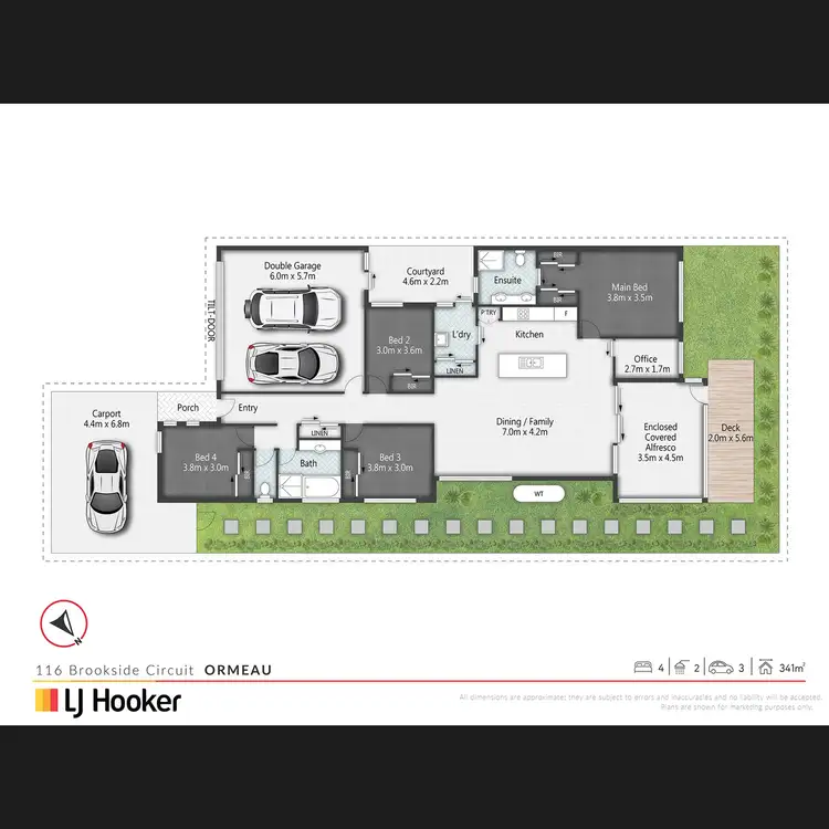 Floorplan of Homely house listing, 116 Brookside Circuit, Ormeau QLD 4208