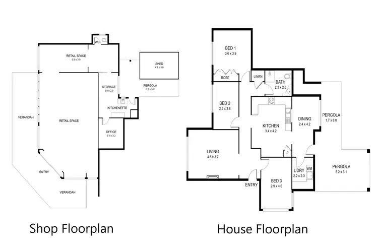 Floorplan of Homely house listing, 34-34A Mint Street, East Victoria Park WA 6101