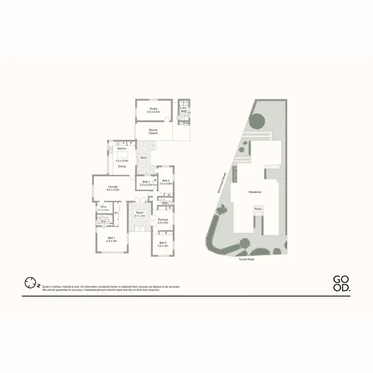 Floorplan of Homely house listing, 99 Tourist Road, Rangeville QLD 4350