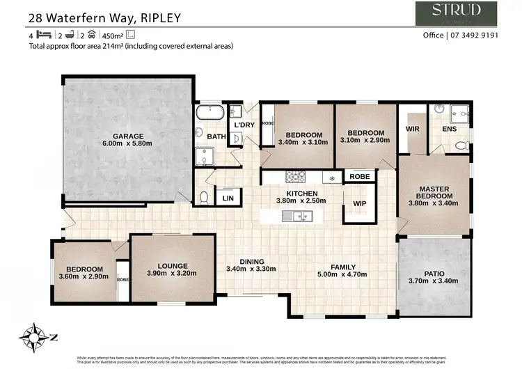 Floorplan of Homely house listing, 28 Waterfern Way, Ripley QLD 4306