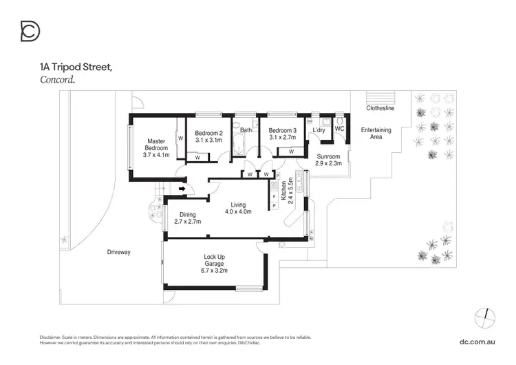 Floorplan of Homely house listing, 1A Tripod Street, Concord NSW 2137