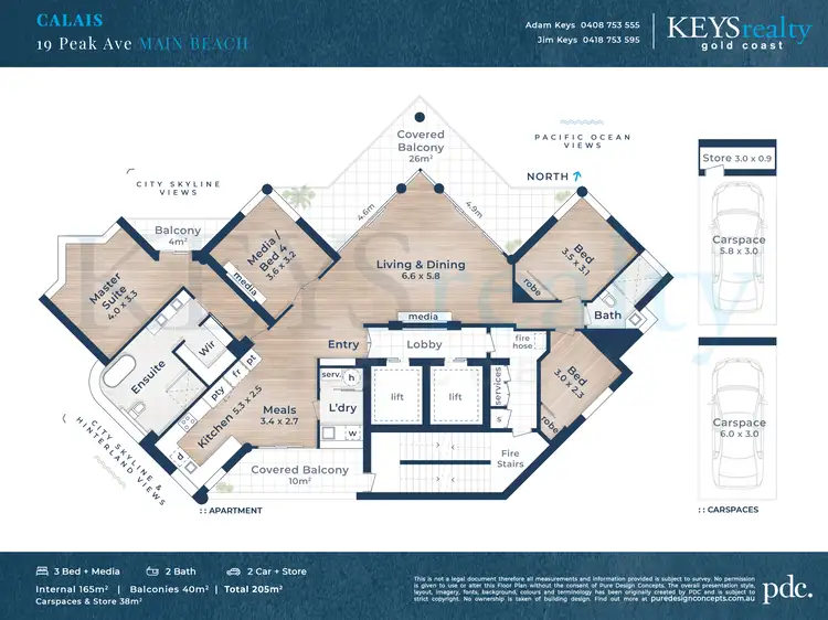 Floorplan of Homely apartment listing, 7/19 Peak Avenue, Main Beach QLD 4217