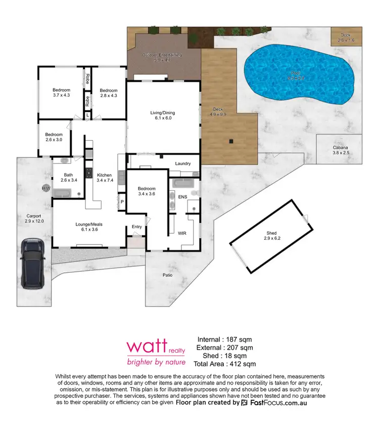 Floorplan of Homely house listing, 33 Bulwer Street, Zillmere QLD 4034