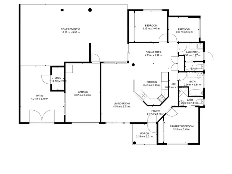 Floorplan of Homely house listing, 29 Shaw Street, Norville QLD 4670