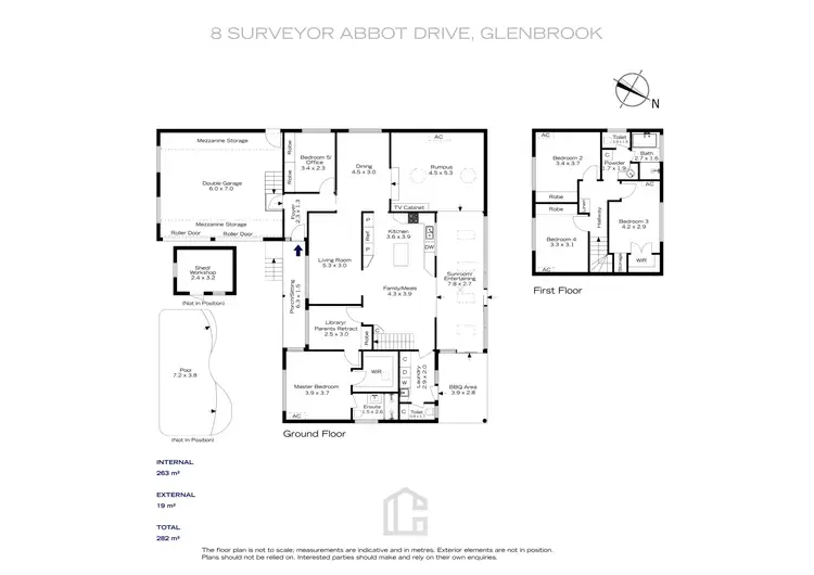Floorplan of Homely house listing, 8 Surveyor Abbot Drive, Glenbrook NSW 2773