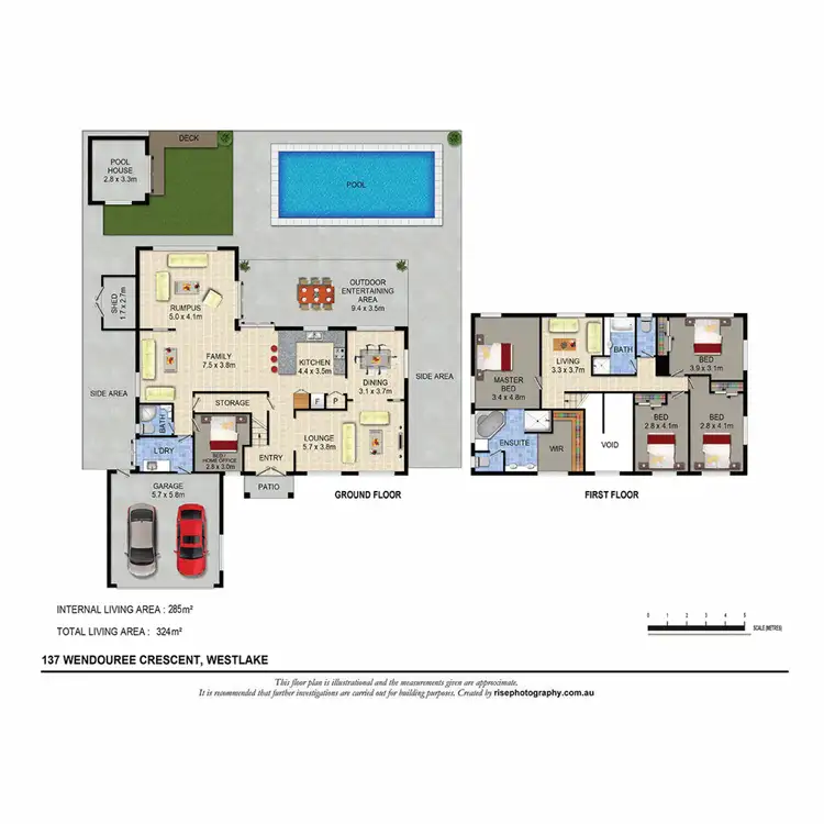 Floorplan of Homely house listing, 137 Wendouree Crescent, Westlake QLD 4074