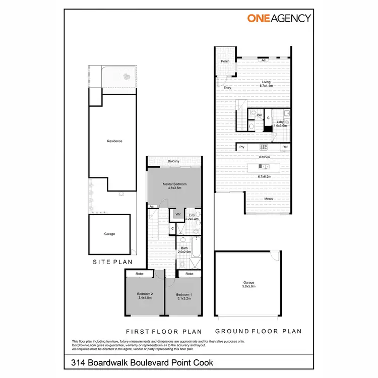 Floorplan of Homely house listing, 314 Boardwalk Boulevard, Point Cook VIC 3030