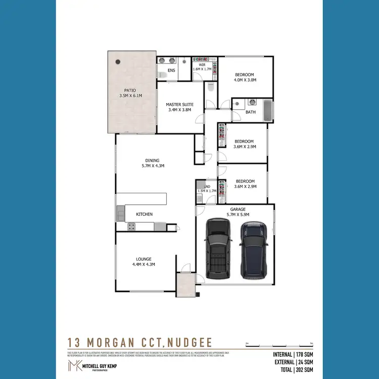 Floorplan of Homely house listing, 13 Morgan Circuit, Nudgee QLD 4014