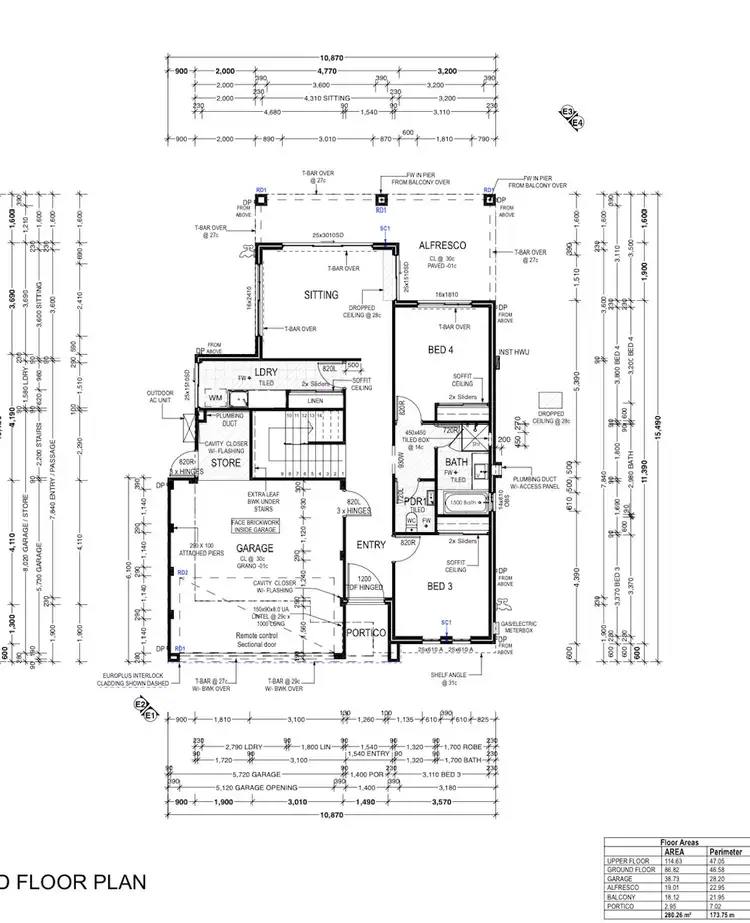 Floorplan of Homely house listing, 85 Hurlingham Loop, Meadow Springs WA 6210