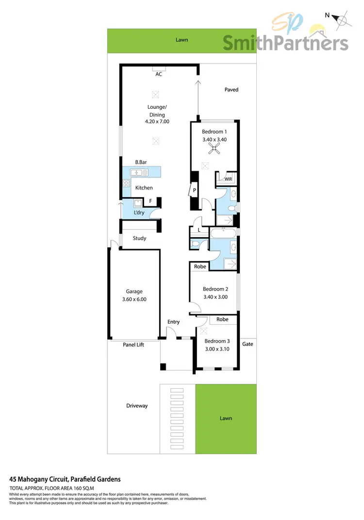 Floorplan of Homely house listing, 45 Mahogany Circuit, Parafield Gardens SA 5107