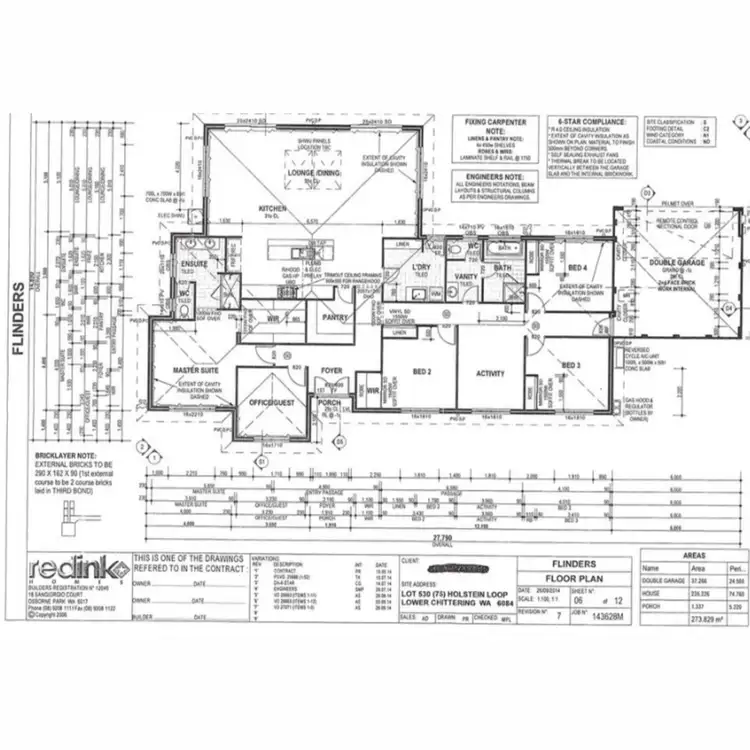 Floorplan of Homely house listing, 75 Holstein Loop, Lower Chittering WA 6084