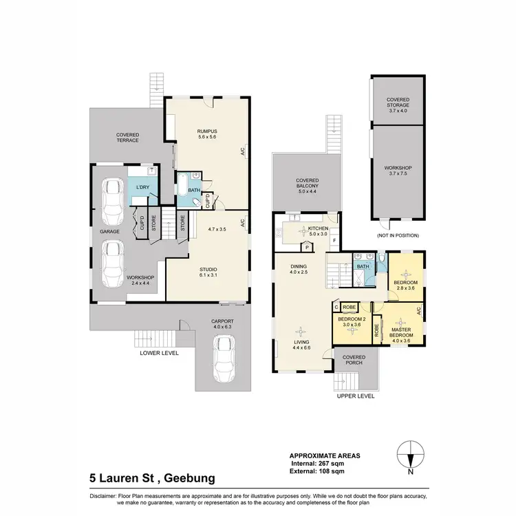 Floorplan of Homely house listing, 5 Lauren Street, Geebung QLD 4034