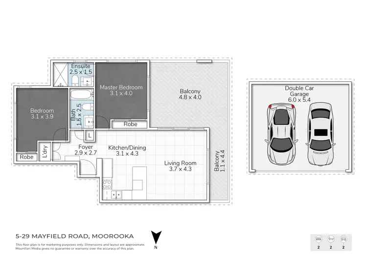 Floorplan of Homely apartment listing, 5/29 Mayfield Road, Moorooka QLD 4105