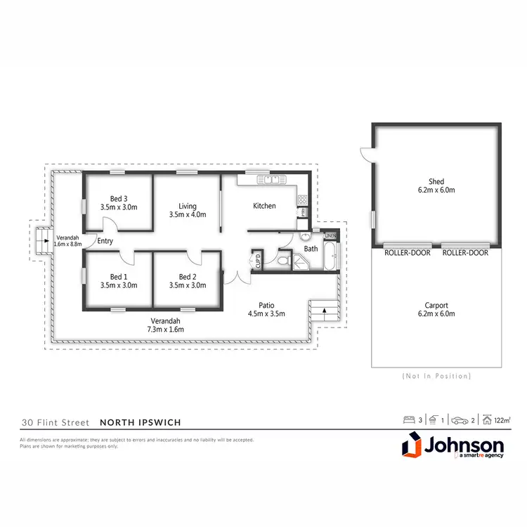 Floorplan of Homely house listing, 30 Flint Street, North Ipswich QLD 4305