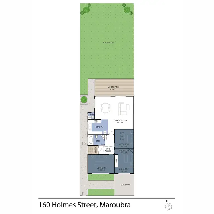 Floorplan of Homely house listing, 160 Holmes Street, Maroubra NSW 2035