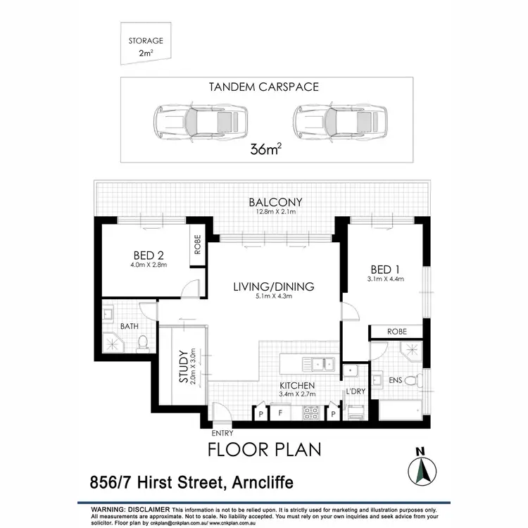 Floorplan of Homely apartment listing, 856/7 Hirst Street, Arncliffe NSW 2205