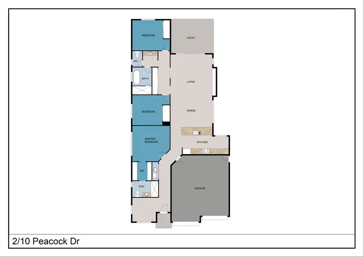 Floorplan of Homely villa listing, 2/10 Peacock Drive, Turvey Park NSW 2650