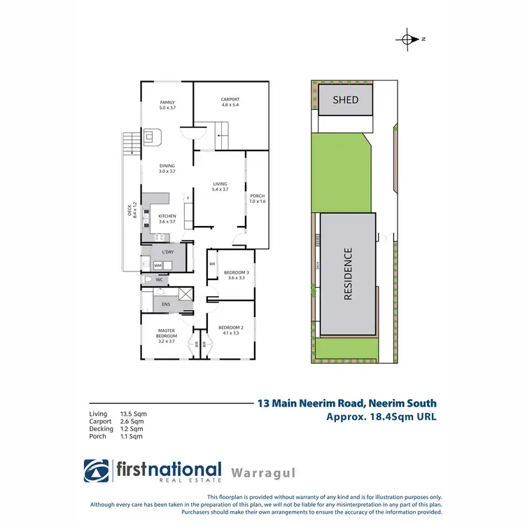 Floorplan of Homely house listing, 13 Main Neerim Road, Neerim South VIC 3831
