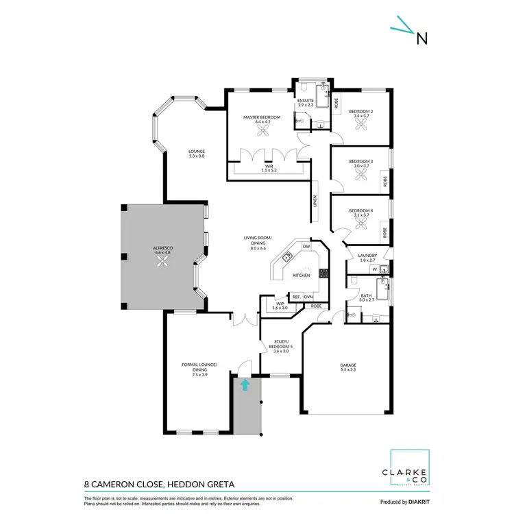 Floorplan of Homely house listing, 8 Cameron Close, Heddon Greta NSW 2321