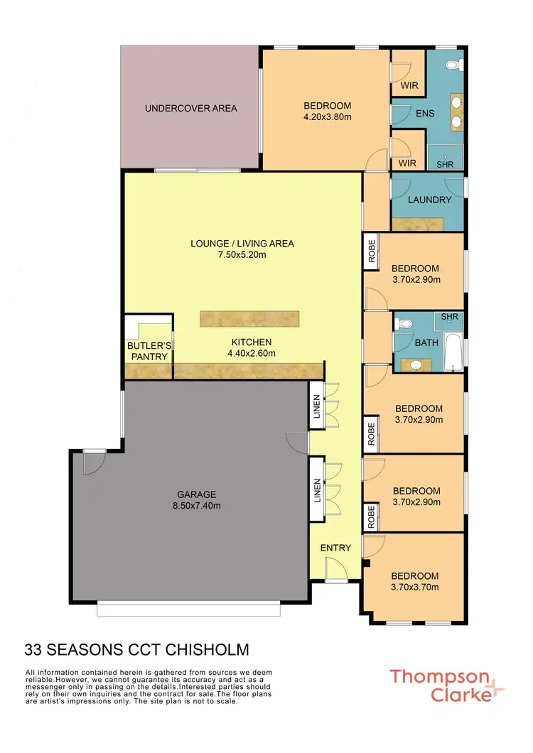 Floorplan of Homely house listing, 33 Seasons Circuit, Chisholm NSW 2322
