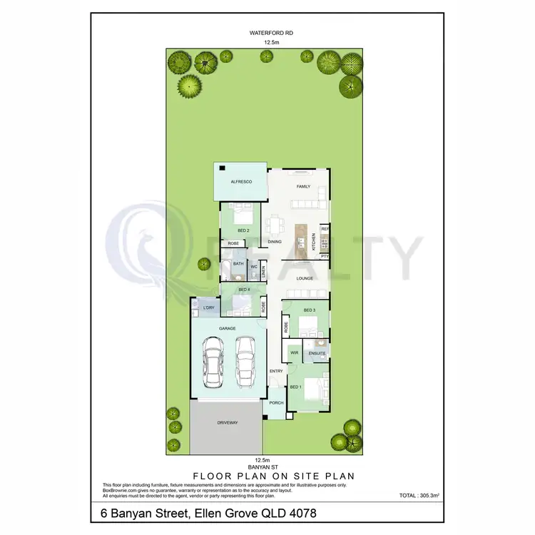 Floorplan of Homely house listing, 6 Banyan Street, Ellen Grove QLD 4078
