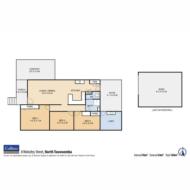Floorplan of Homely house listing, 8 Wolseley Street, North Toowoomba QLD 4350