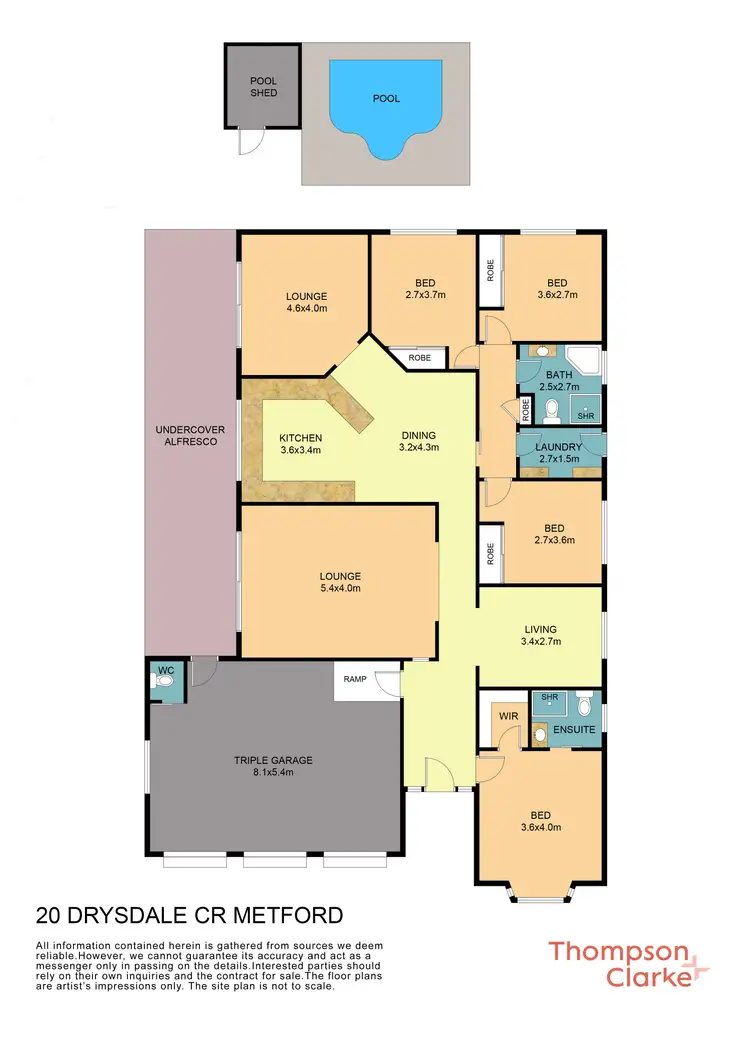 Floorplan of Homely house listing, 20 Drysdale Crescent, Metford NSW 2323