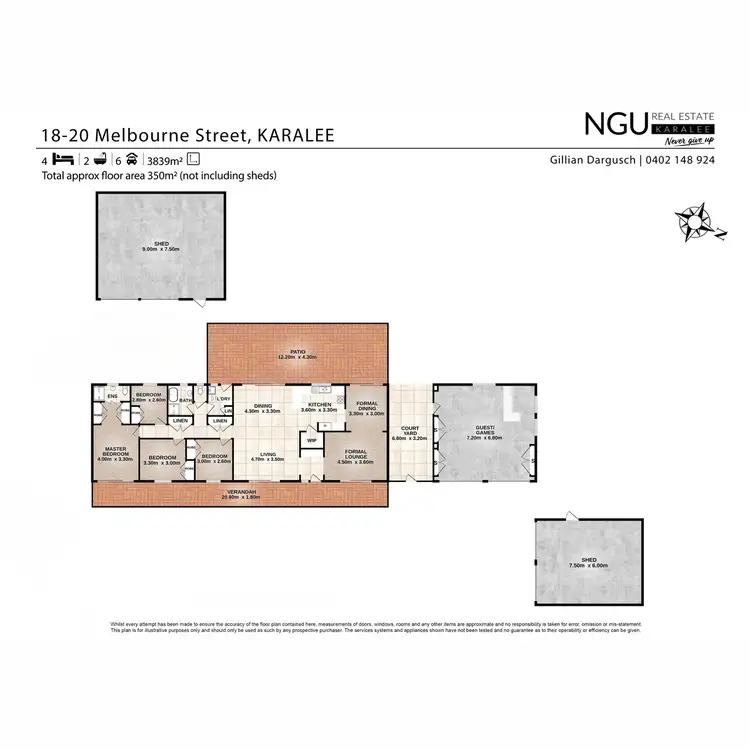 Floorplan of Homely house listing, 18-20 Melbourne Street, Karalee QLD 4306